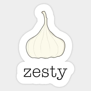 Garlic Zesty Sticker